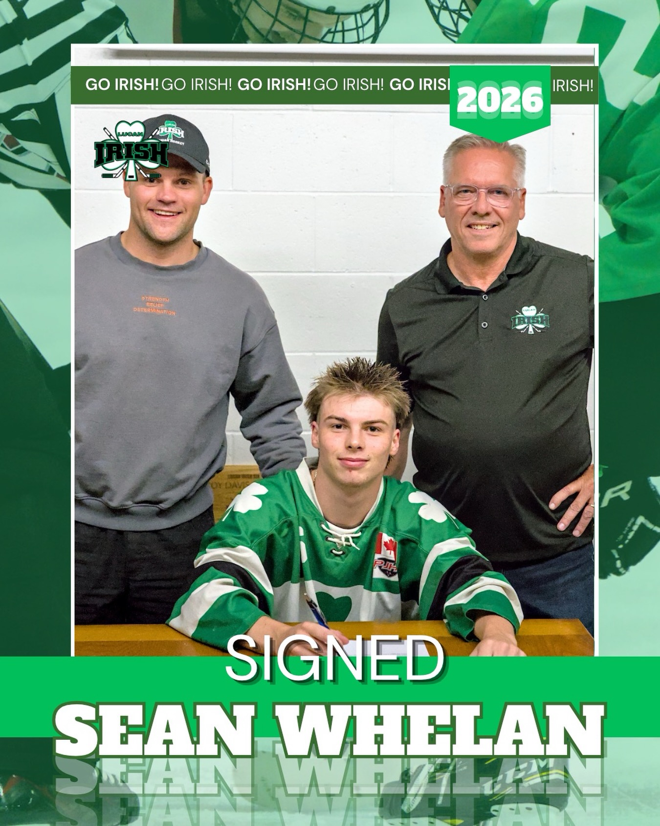 The Irish are proud to announce the signing of Sean Whelan! Sean comes to us after a successful season with the Strathroy Jets U18A team last season! Welcome, Sean! 💪🏽